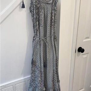 Elegant Cleobella Gray Patterned Women's Dress